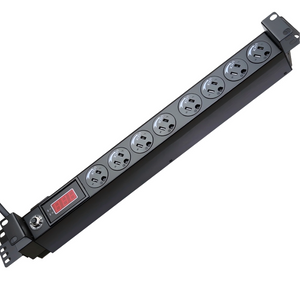 IEC 60320 C13 1U 機櫃 PDU 電源分配器